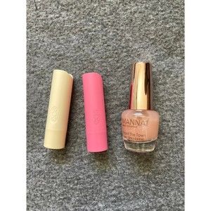 New eos Natural & Organic Lip Balm Stick‎ -2 pk and Coat of Paint set by Mann